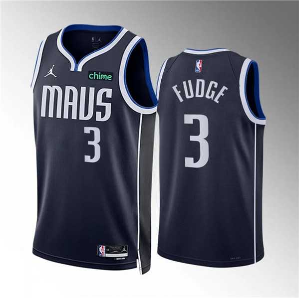 Men%27s Dallas Mavericks #3 Alex Fudge Navy Statement Edition Stitched Basketball Jersey Dzhi->cleveland cavaliers->NBA Jersey
